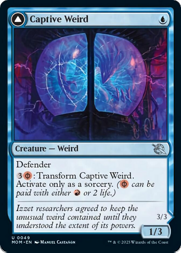 Captive Weird // Compleated Conjurer [March of the Machine] - Magic: The Gathering - Card Brawlers | Quebec | Canada |