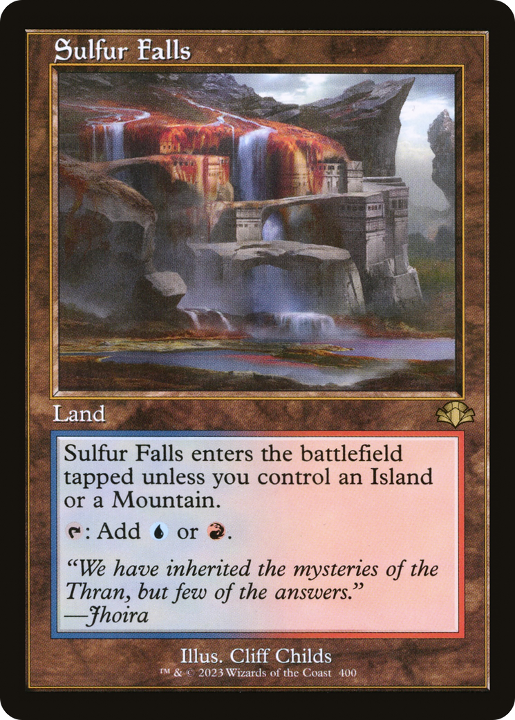 Sulfur Falls (Retro) [Dominaria Remastered] - Magic: The Gathering - Card Brawlers | Quebec | Canada |
