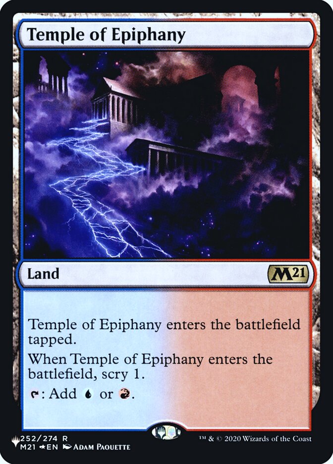 Temple of Epiphany [Secret Lair: Heads I Win, Tails You Lose] - Magic: The Gathering - Card Brawlers | Quebec | Canada |