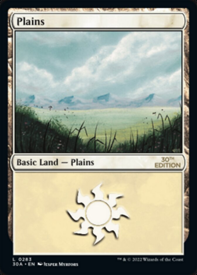 Plains (283) [30th Anniversary Edition] - Magic: The Gathering - Card Brawlers | Quebec | Canada |