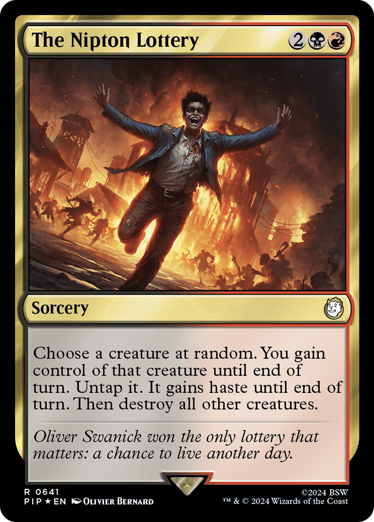 The Nipton Lottery (Surge Foil) [Fallout] - Magic: The Gathering - Card Brawlers | Quebec | Canada |