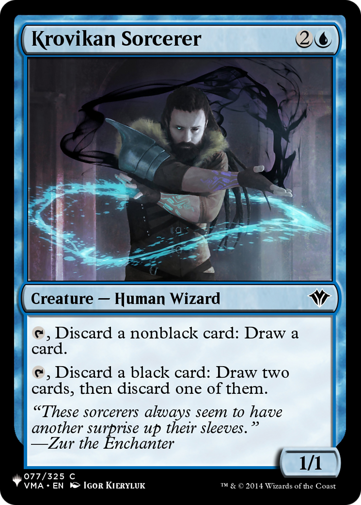 Krovikan Sorcerer [The List] - Magic: The Gathering - Card Brawlers | Quebec | Canada |