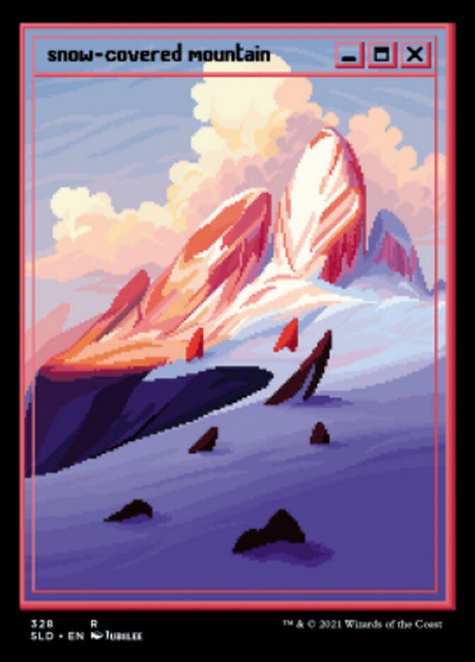 Snow-Covered Mountain (Foil Etched) [Secret Lair Drop Series] - Magic: The Gathering - Card Brawlers | Quebec | Canada |