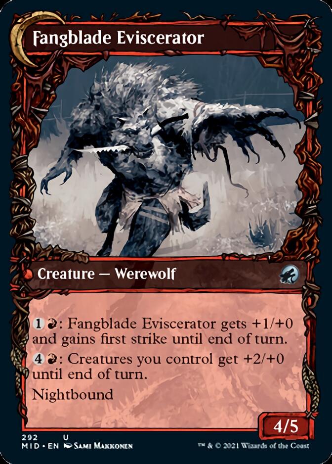 Fangblade Brigand // Fangblade Eviscerator (Showcase Equinox) [Innistrad: Midnight Hunt] - Magic: The Gathering - Card Brawlers | Quebec | Canada |