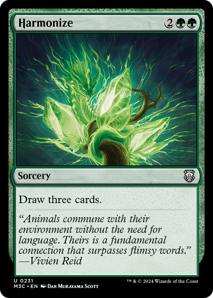Harmonize (Ripple Foil) [Modern Horizons 3 Commander] - Magic: The Gathering - Card Brawlers | Quebec | Canada |