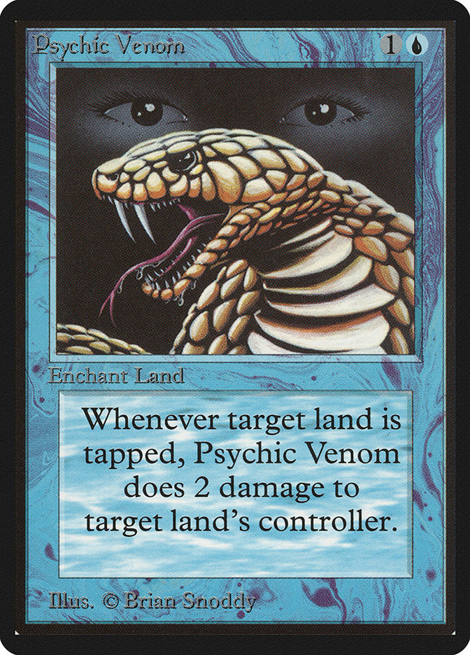Psychic Venom [Beta Edition] - Magic: The Gathering - Card Brawlers | Quebec | Canada |