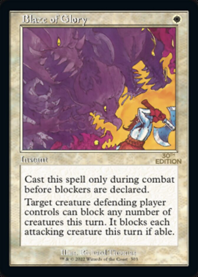 Blaze of Glory (Retro) [30th Anniversary Edition] - Magic: The Gathering - Card Brawlers | Quebec | Canada |