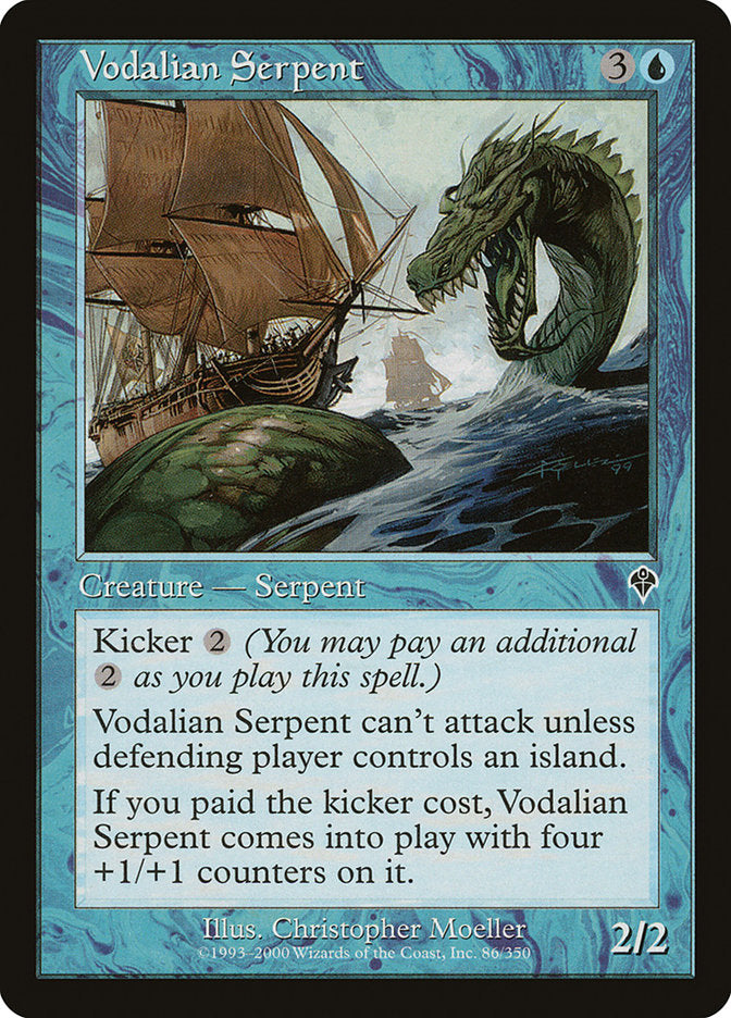 Vodalian Serpent [Invasion] - Magic: The Gathering - Card Brawlers | Quebec | Canada |