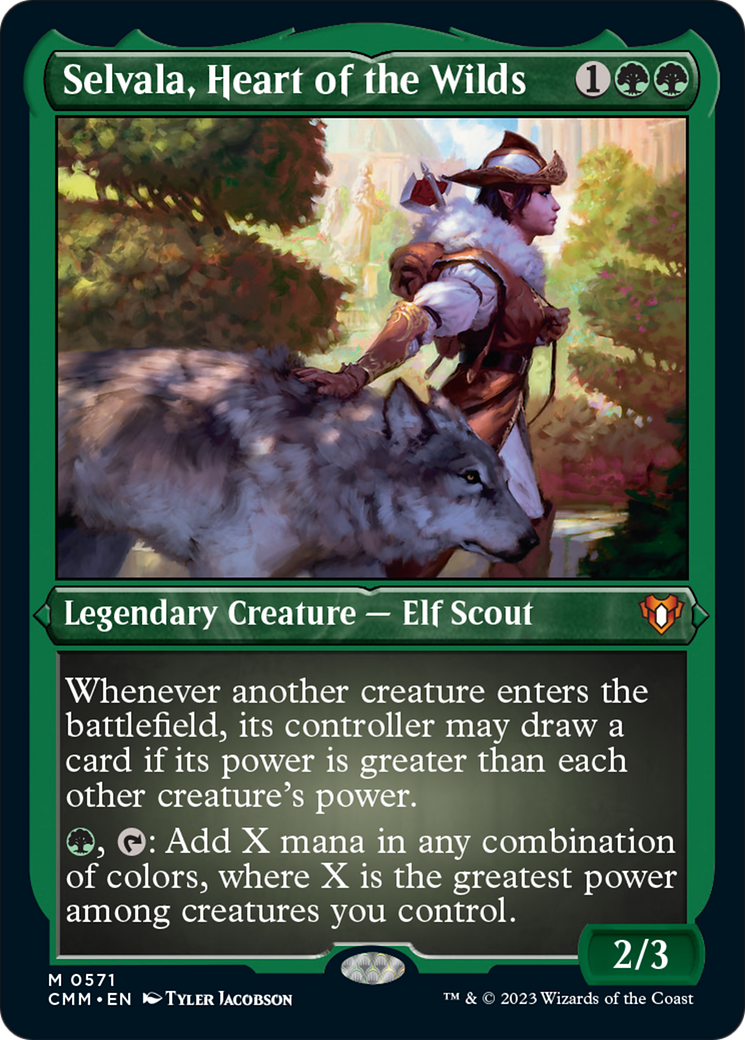 Selvala, Heart of the Wilds (Foil Etched) [Commander Masters] - Magic: The Gathering - Card Brawlers | Quebec | Canada |