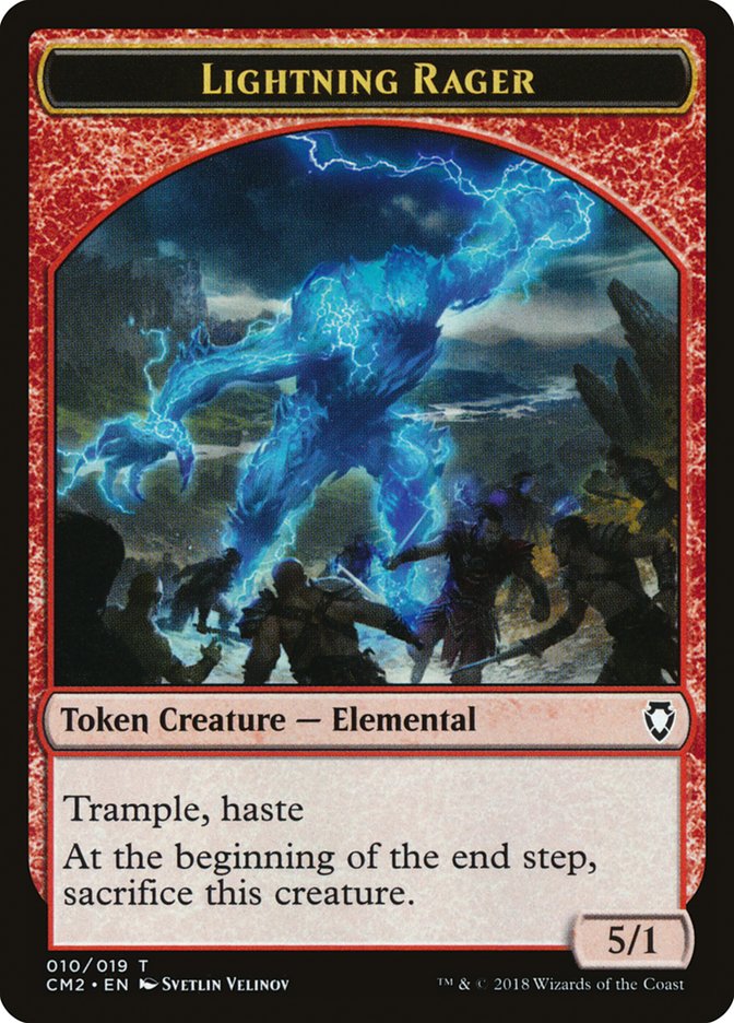 Lightning Rager Token [Commander Anthology Volume II Tokens] - Magic: The Gathering - Card Brawlers | Quebec | Canada |