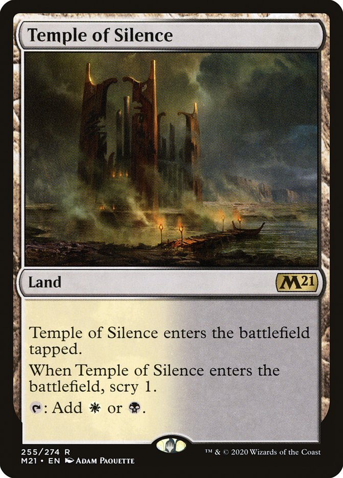 Temple of Silence [Core Set 2021] - Magic: The Gathering - Card Brawlers | Quebec | Canada |