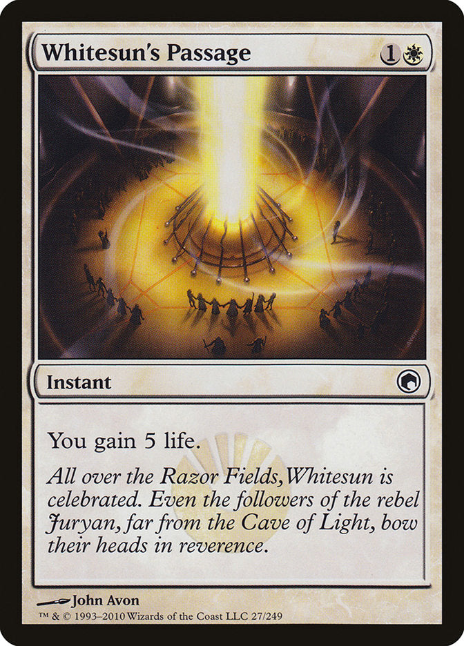 Whitesun's Passage [Scars of Mirrodin] - Magic: The Gathering - Card Brawlers | Quebec | Canada |