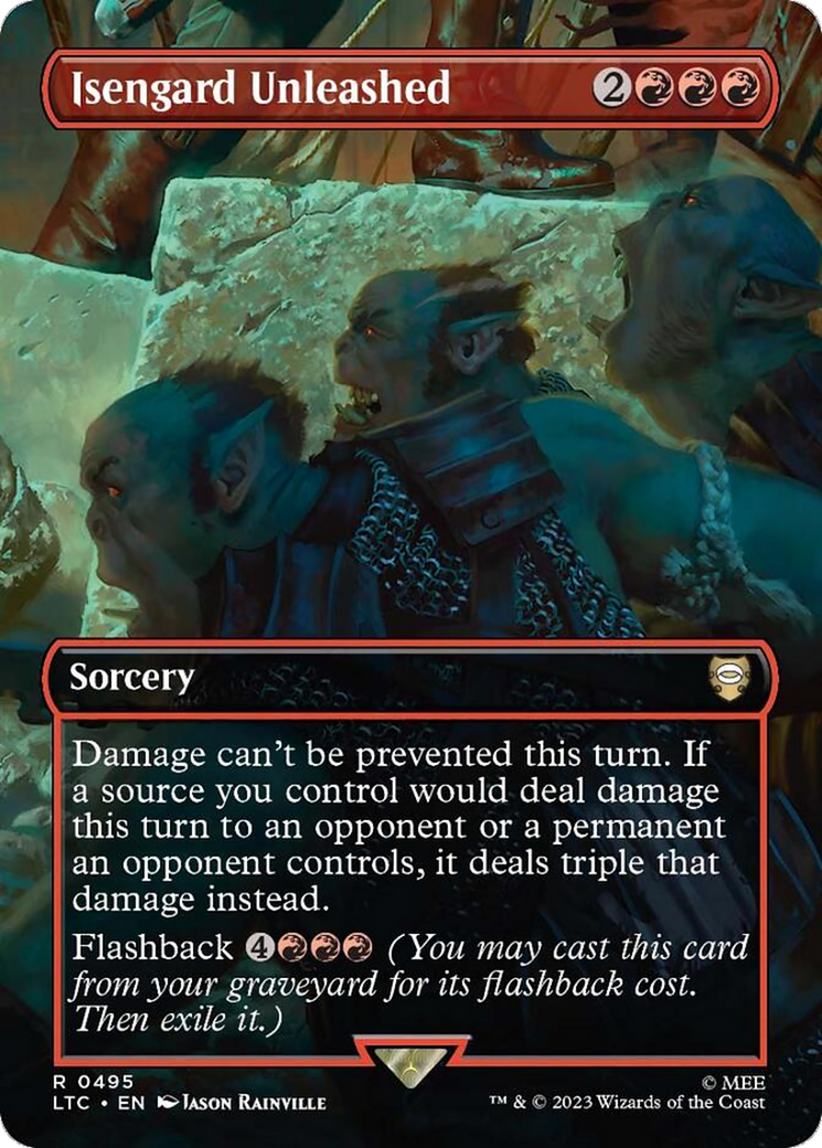 Isengard Unleashed (Borderless) [The Lord of the Rings: Tales of Middle-Earth Commander] - Magic: The Gathering - Card Brawlers | Quebec | Canada |