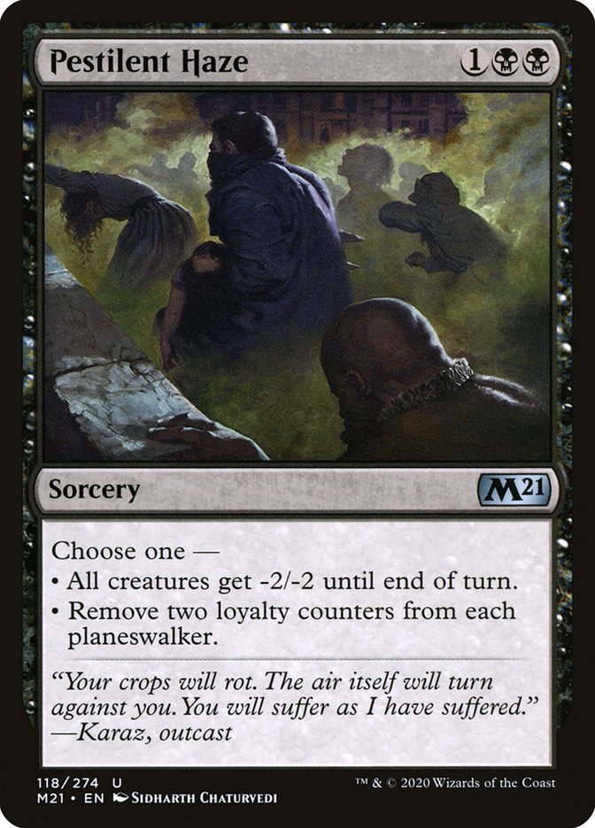 Pestilent Haze [Core Set 2021] - Magic: The Gathering - Card Brawlers | Quebec | Canada |