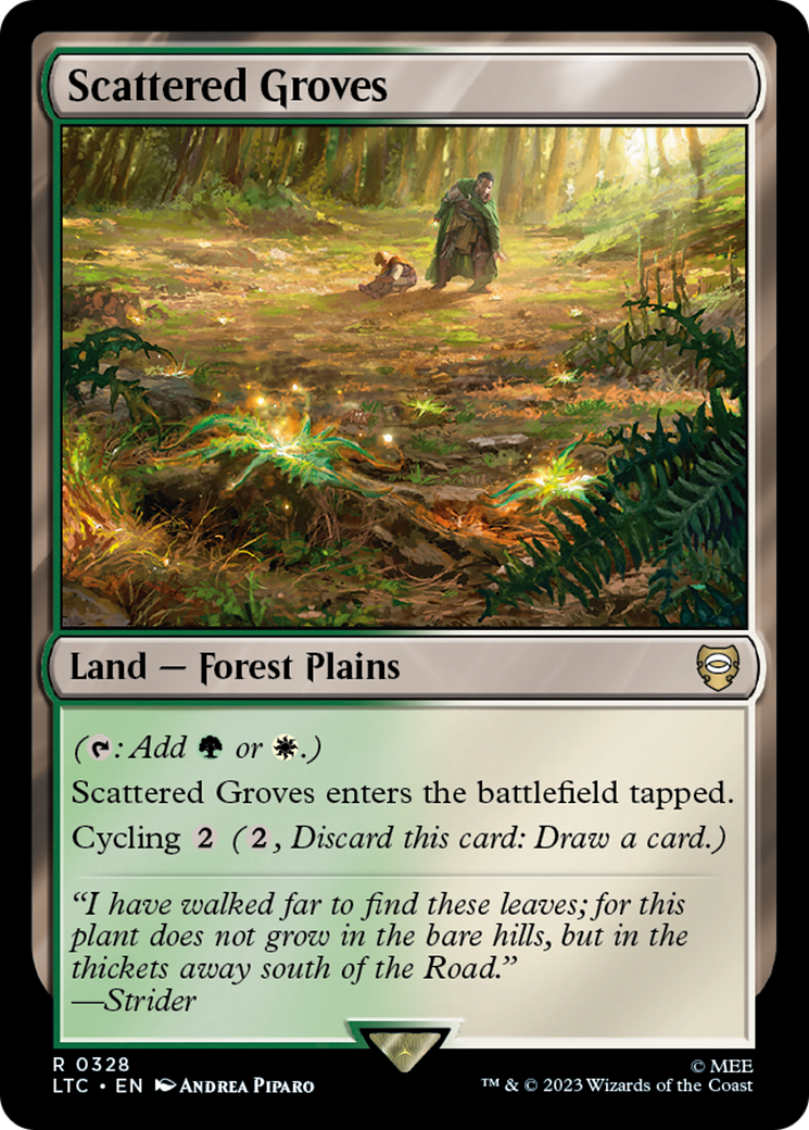Scattered Groves [The Lord of the Rings: Tales of Middle-Earth Commander] - Magic: The Gathering - Card Brawlers | Quebec | Canada |