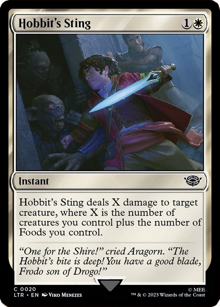 Hobbit's Sting [The Lord of the Rings: Tales of Middle-Earth] - Magic: The Gathering - Card Brawlers | Quebec | Canada |