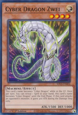 Cyber Dragon Zwei [SDCS-EN004] Common - Yu-Gi-Oh! - Card Brawlers | Quebec | Canada |