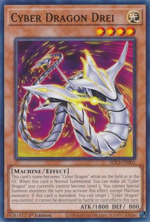 Cyber Dragon Drei [SDCS-EN005] Common - Yu-Gi-Oh! - Card Brawlers | Quebec | Canada |