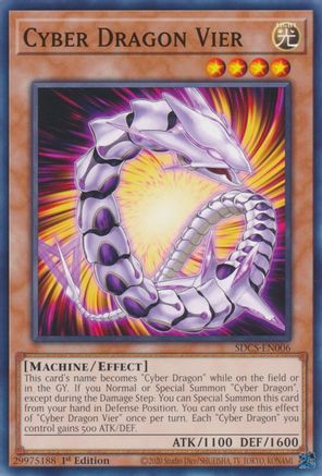 Cyber Dragon Vier [SDCS-EN006] Common - Yu-Gi-Oh! - Card Brawlers | Quebec | Canada |