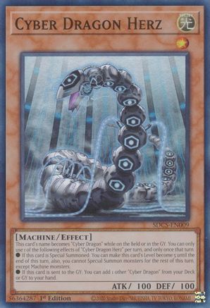 Cyber Dragon Herz [SDCS-EN009] Super Rare - Yu-Gi-Oh! - Card Brawlers | Quebec | Canada |