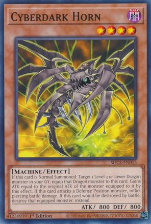 Cyberdark Horn [SDCS-EN013] Common - Yu-Gi-Oh! - Card Brawlers | Quebec | Canada |