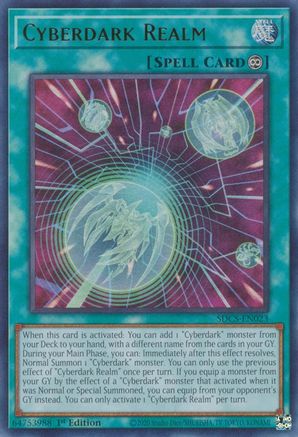 Cyberdark Realm [SDCS-EN023] Ultra Rare - Yu-Gi-Oh! - Card Brawlers | Quebec | Canada |