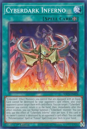 Cyberdark Inferno [SDCS-EN028] Common - Yu-Gi-Oh! - Card Brawlers | Quebec | Canada |