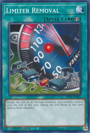 Limiter Removal [SDCS-EN033] Common - Yu-Gi-Oh! - Card Brawlers | Quebec | Canada |