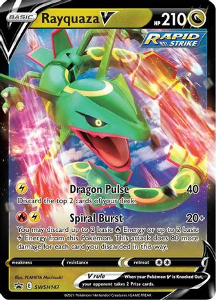 Rayquaza V (SWSH147) [Sword & Shield: Black Star Promos] - Pokémon - Card Brawlers | Quebec | Canada |