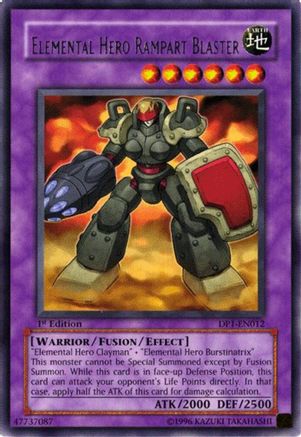 Héros élémentaire Rampart Blaster [DP1-EN012] Rare 