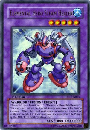 Héros élémentaire Guérisseur à vapeur [DP1-EN013] Ultra Rare 