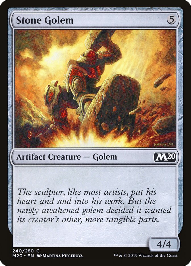 Stone Golem [Core Set 2020] - Magic: The Gathering - Card Brawlers | Quebec | Canada |