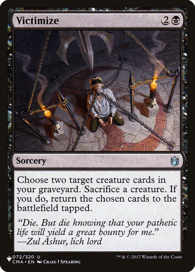 Victimize [The List] - Magic: The Gathering - Card Brawlers | Quebec | Canada |