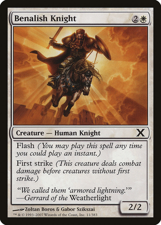 Benalish Knight [Tenth Edition] - Magic: The Gathering - Card Brawlers | Quebec | Canada |