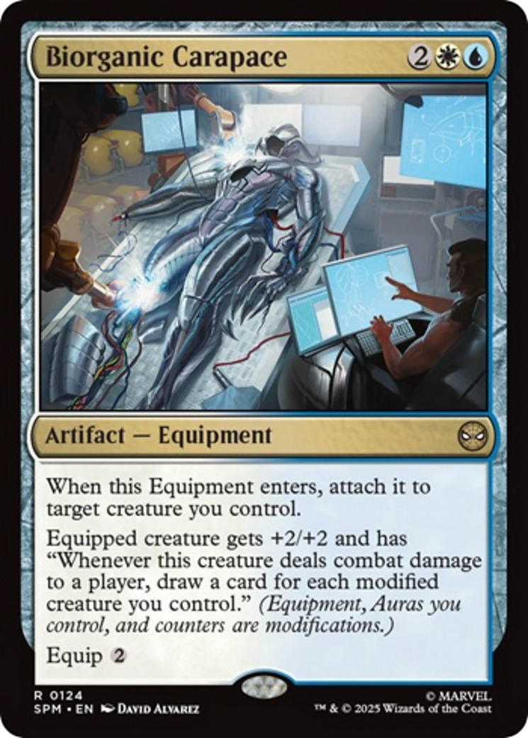 Biorganic Carapace [Marvel's Spider-Man] - Magic: The Gathering - Card Brawlers | Quebec | Canada |