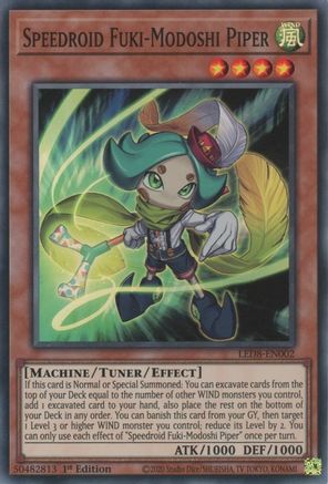Speedroid Fuki-Modoshi Piper [LED8-EN002] Super Rare - Yu-Gi-Oh! - Card Brawlers | Quebec | Canada |