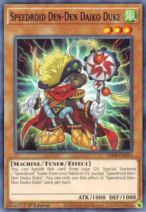 Speedroid Den-Den Daiko Duke [LED8-EN013] Common - Yu-Gi-Oh! - Card Brawlers | Quebec | Canada |