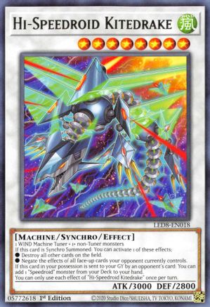 Hi-Speedroid Kitedrake [LED8-EN018] Rare - Yu-Gi-Oh! - Card Brawlers | Quebec | Canada |
