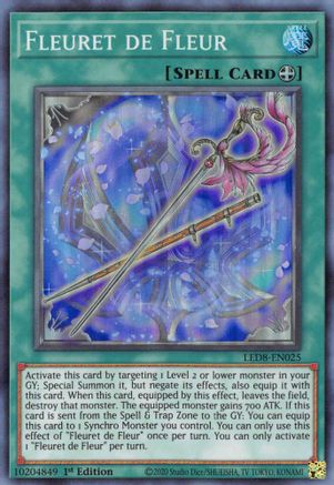 Fleuret de Fleur [LED8-EN025] Super Rare - Yu-Gi-Oh! - Card Brawlers | Quebec | Canada |