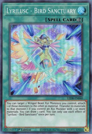 Lyrilusc - Bird Sanctuary [LED8-EN040] Super Rare - Yu-Gi-Oh! - Card Brawlers | Quebec | Canada |