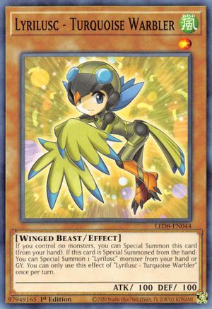 Lyrilusc - Turquoise Warbler [LED8-EN044] Common - Yu-Gi-Oh! - Card Brawlers | Quebec | Canada |