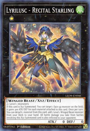 Lyrilusc - Recital Starling [LED8-EN046] Common - Yu-Gi-Oh! - Card Brawlers | Quebec | Canada |