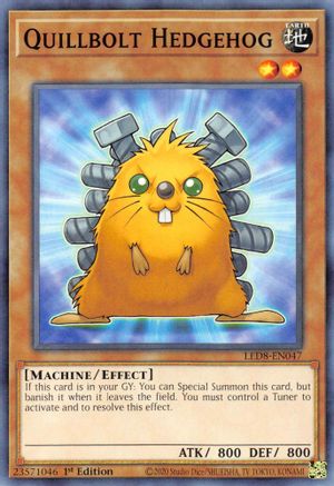 Quillbolt Hedgehog [LED8-EN047] Common - Yu-Gi-Oh! - Card Brawlers | Quebec | Canada |