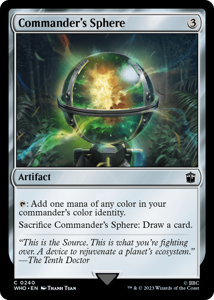 Commander's Sphere [Doctor Who] - Magic: The Gathering - Card Brawlers | Quebec | Canada |