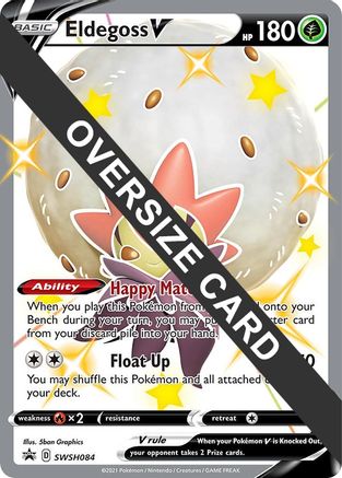 Eldegoss V (SWSH084) (Jumbo Card) [Sword & Shield: Black Star Promos] - Pokémon - Card Brawlers | Quebec | Canada |