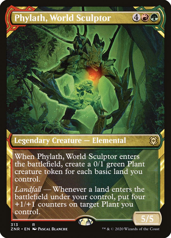 Phylath, World Sculptor (Showcase) [Zendikar Rising] - Magic: The Gathering - Card Brawlers | Quebec | Canada |
