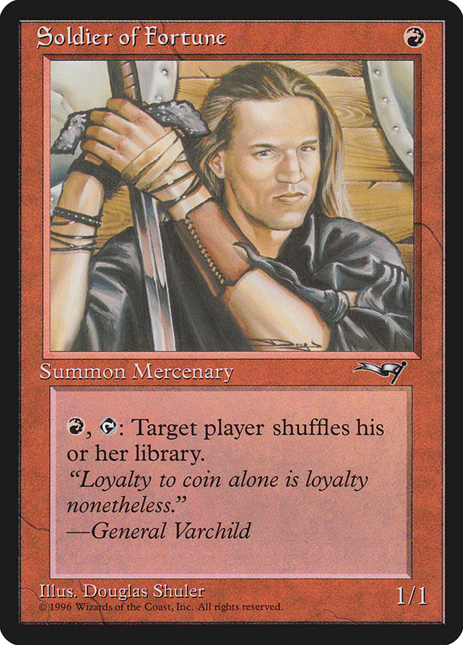 Soldier of Fortune [Alliances] - Magic: The Gathering - Card Brawlers | Quebec | Canada |