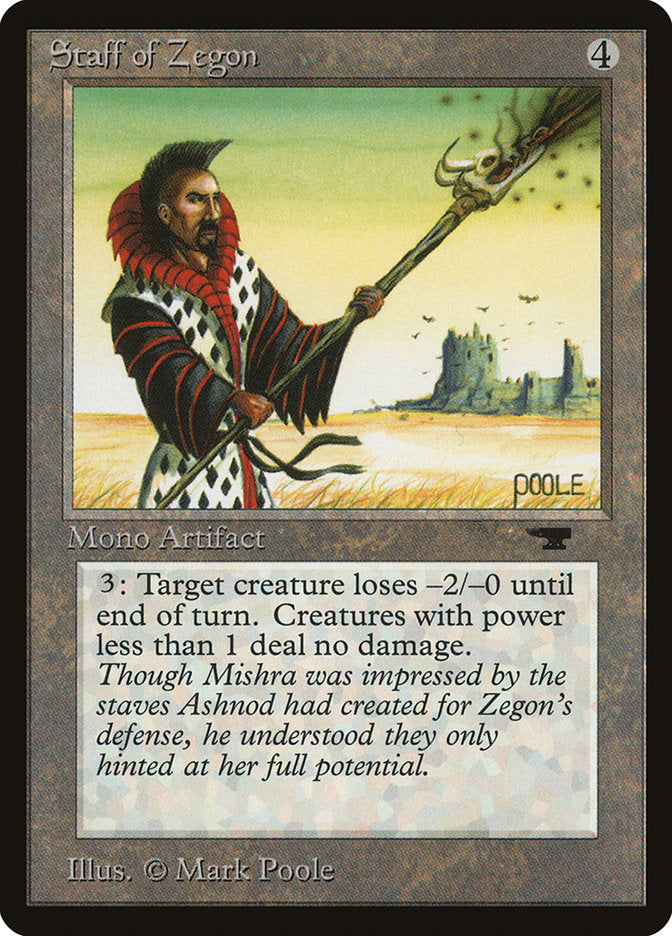 Staff of Zegon [Antiquities] - Magic: The Gathering - Card Brawlers | Quebec | Canada |