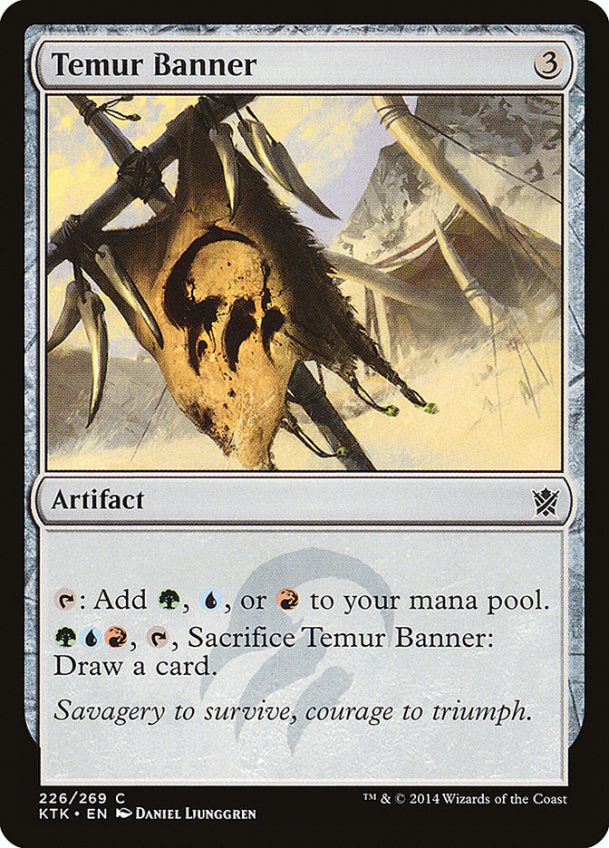 Temur Banner [Khans of Tarkir] - Magic: The Gathering - Card Brawlers | Quebec | Canada |