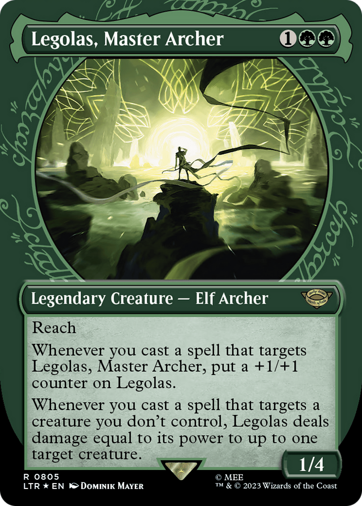 Legolas, Master Archer (Showcase) (Surge Foil) [The Lord of the Rings: Tales of Middle-Earth] - Magic: The Gathering - Card Brawlers | Quebec | Canada |